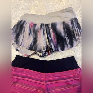 Lululemon workout shorts